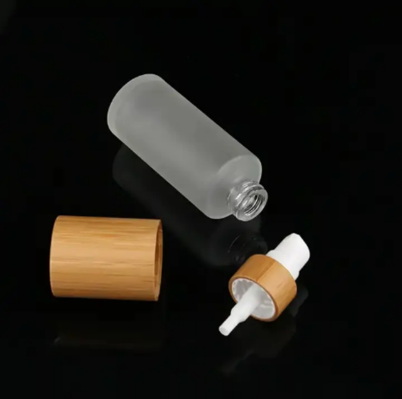 Wholesale 150ml Frosted Glass Cosmetic Packaging Makeup Pump Bottle Facial Toner Lotion Spray Facial 80ml 120ml 30ml