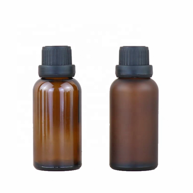 5ml 10ml 15ml 20ml 30ml 50ml 60ml 100ml Amber Matte Essential Oil Bottle Dropper Glass Bottle With Orifice Reducer Cap