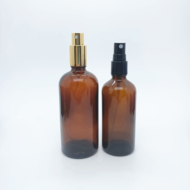 Industrial Wholesale Round Glass Essential Oil Bottle 5ml to 100ml Sizes With Seal and Dropper Pipette Hot Stamping Engraving