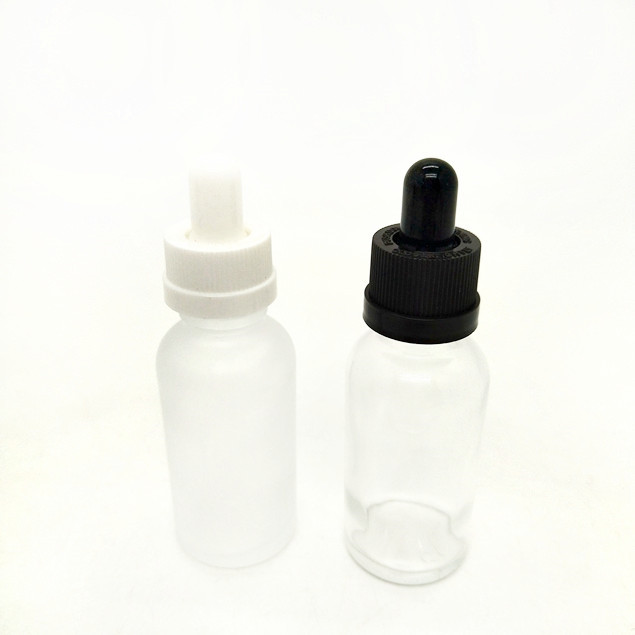 15ml 30ml 50ml clear Frosted Glass Dropper Bottle Essential Oil Bottle Wholesale