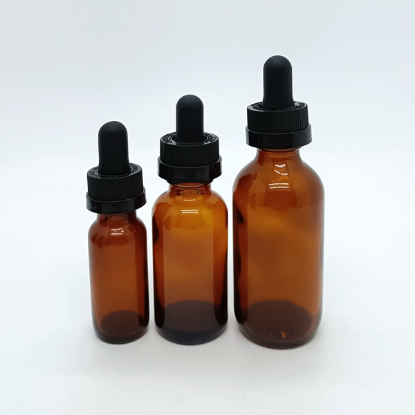 15ml 30ml 60ml 120ml Brown Boston Glass Bottle With Dropper 1 oz 2 oz 4 oz Amber Boston Round Glass Dropper Bottle