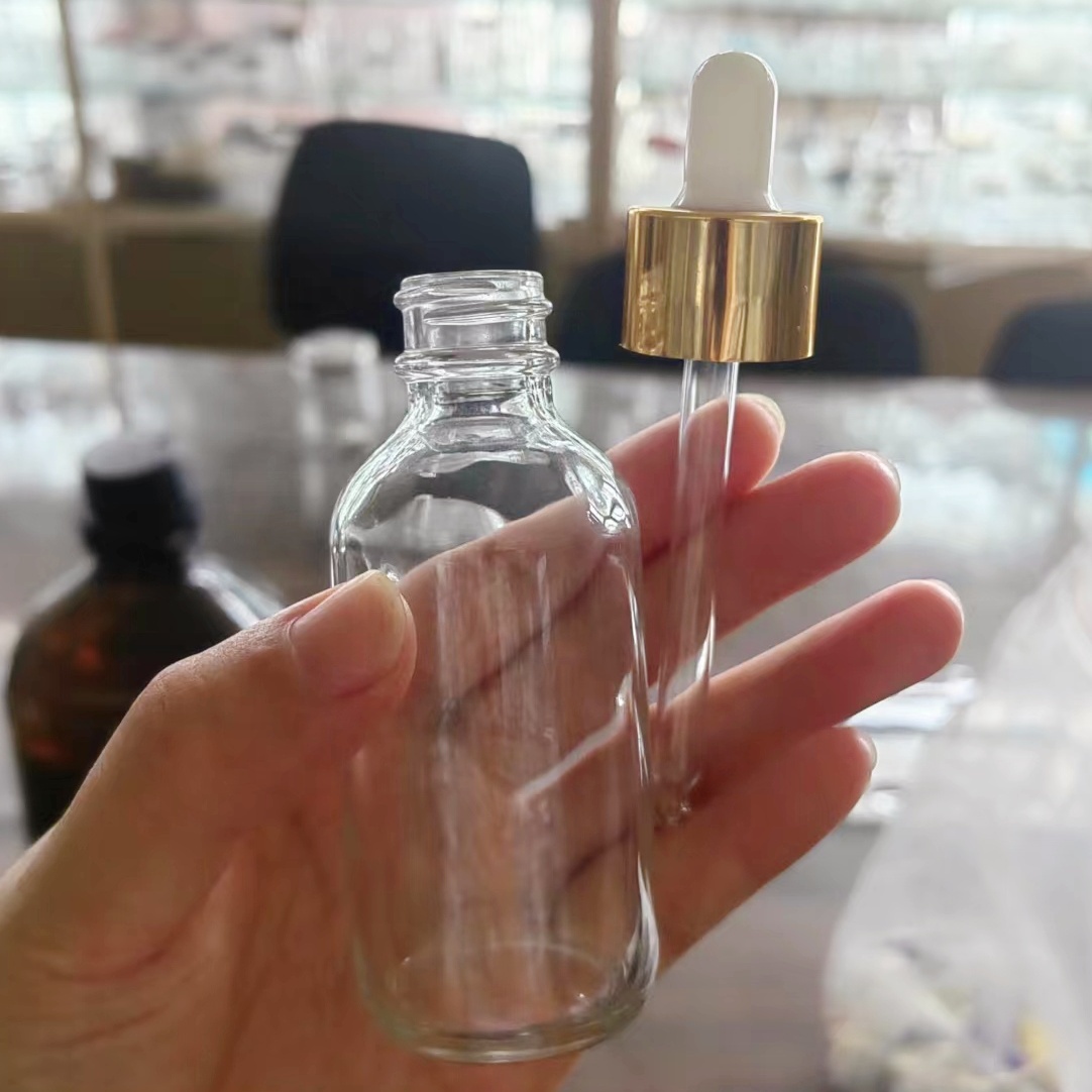 Wholesale Empty 100ml 50ml 30ml 15ml 5ml Dropper Bottles Glass Tincture Bottles Leakproof Essential Oils Bottles Packaging