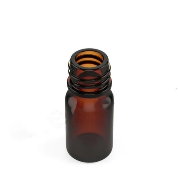 Child-Resistant 5ml 30ml Glass Tincture Bottles Black Ribbed Dropper Caps Shape Screen Printing Polishing Cream Serum Packaging