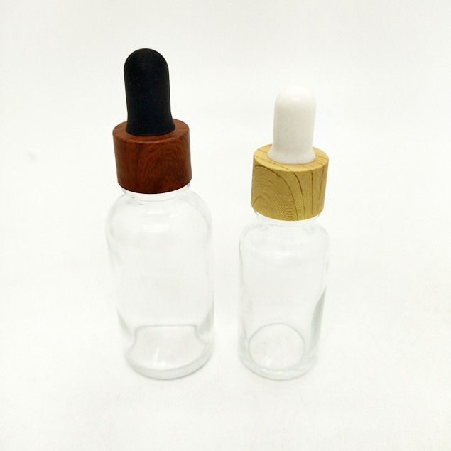 Best Selling 30ml Black Frosted Cosmetic Bottle Essential Oil Bottle With Measurement Pipette and Paper Tube Packaging Glass Bottle