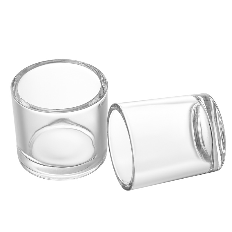 Luxury Handmade Glass Candle Jars With High Quality High-class With Electroplated/spray Printed Wedding Decorations