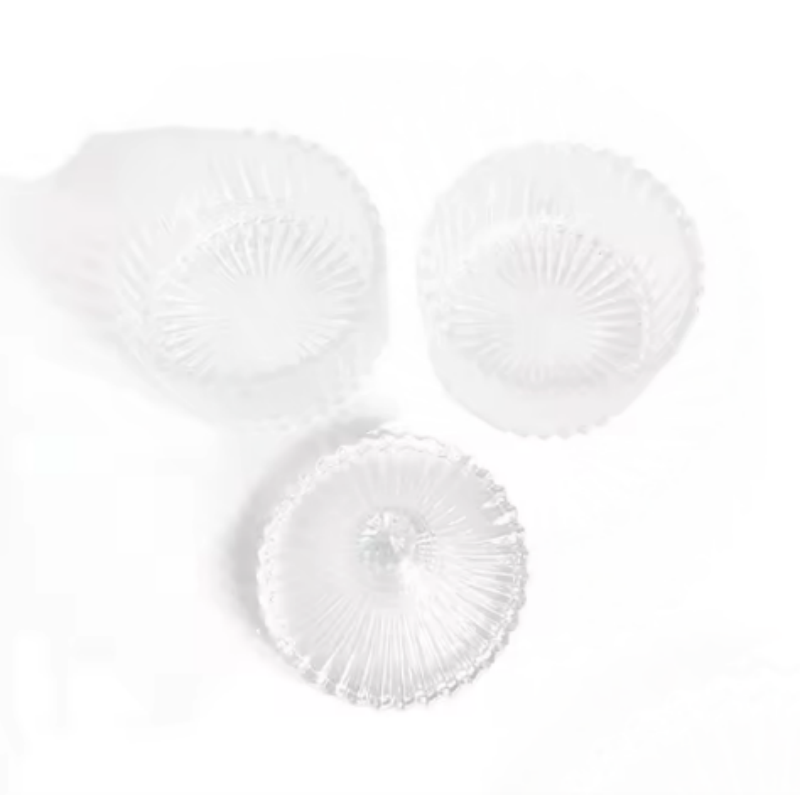 Low Price New Design Snacks Nut Storage European Style Luxury Wedding Candy Jar Glass