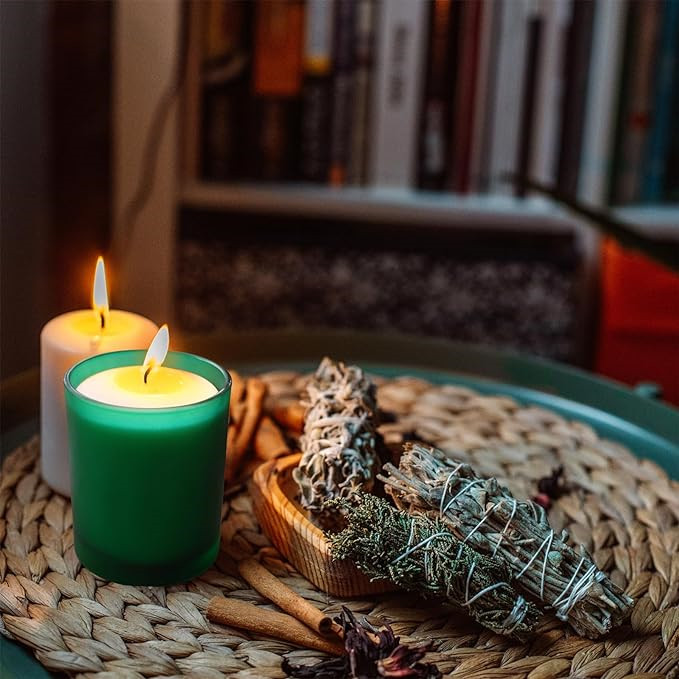 Matte Color DIY Handmade Ceramic Glass Candle Jars Scented Wax Luxury Empty Glass Candle Holder With Wooden Lid