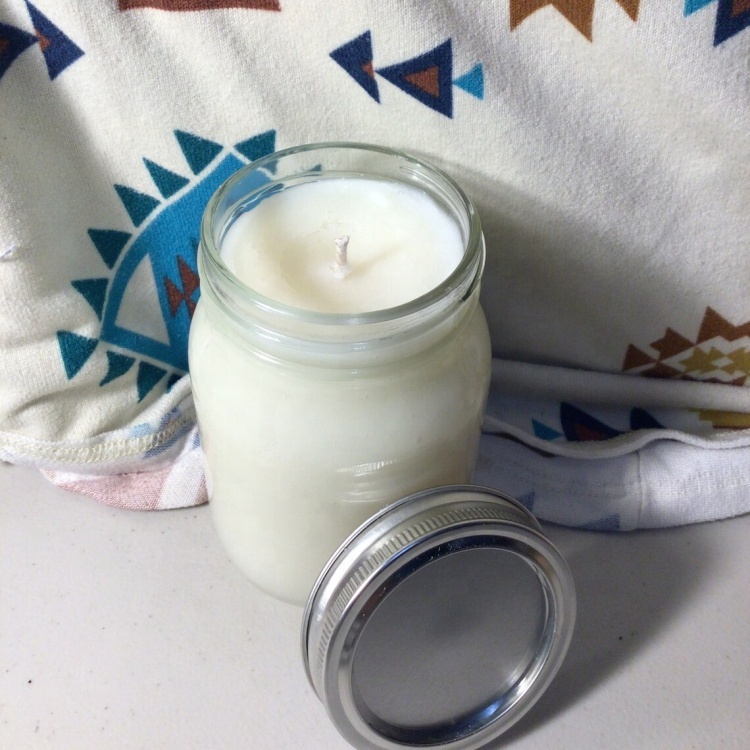 16oz Mason Jar Candle Homemade Glass Candle Holder with Lantern Style Durable and Elegant Vessel for Your Candles