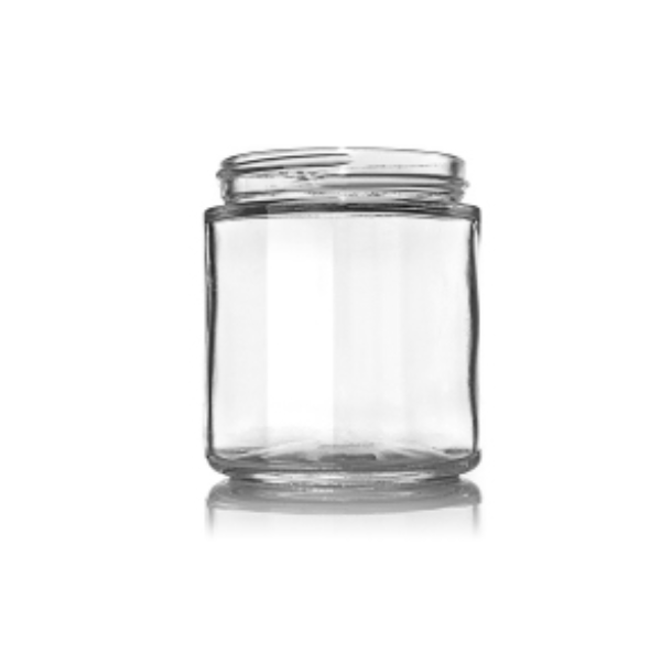 Hot Selling 8oz Wide Mouth Amber Straight Side Round Glass Jar With Sliver Lids for Candle Making lower price