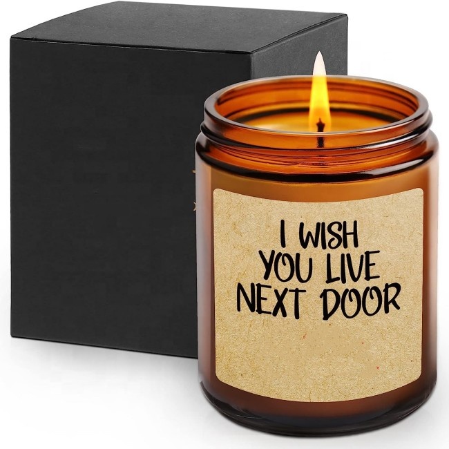 Supplier 4oz 8oz 120ml 250ml Amber Luxury Empty Straight Sided Glass Candle Jar for Candle Packaging With Lids
