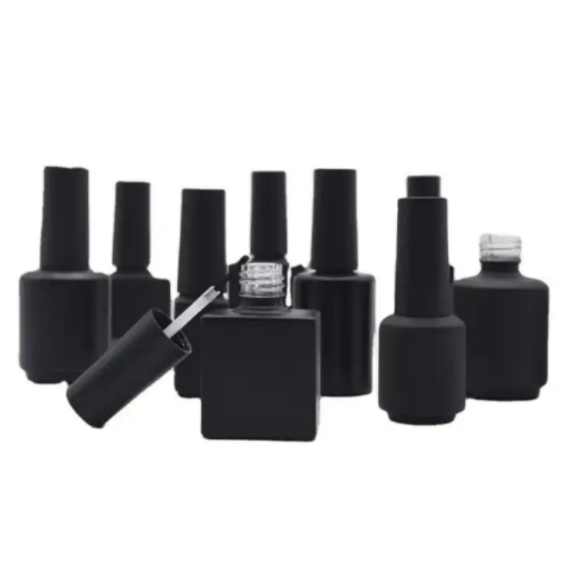 Customized Uv Gel Polish Glass Bottle Large Nail Polish Transparent Empty Bottle 15ml for Nail Polish