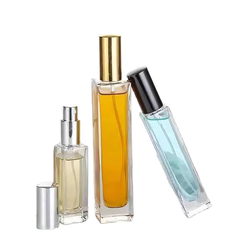 Wholesale 60/100//120/150/200/ml Glass Spray Bottle  With Fine Mist Sprayer  Cosmetic Packaging