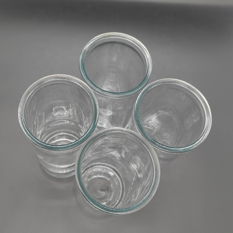 Wholesale Tall Glass Candle Holder Pillar Candlestick Glass Candle Holder Glass Candle Holder