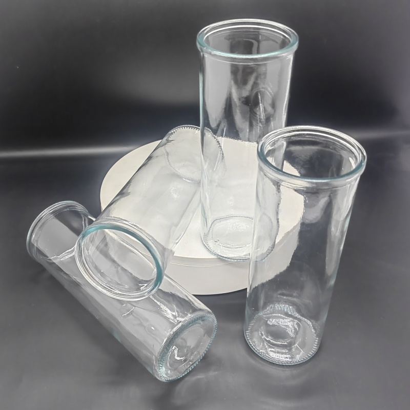 Stock Available Glass Candle Cylinder Holder Scented Candles in Glass Luxury for Home Table Decorations