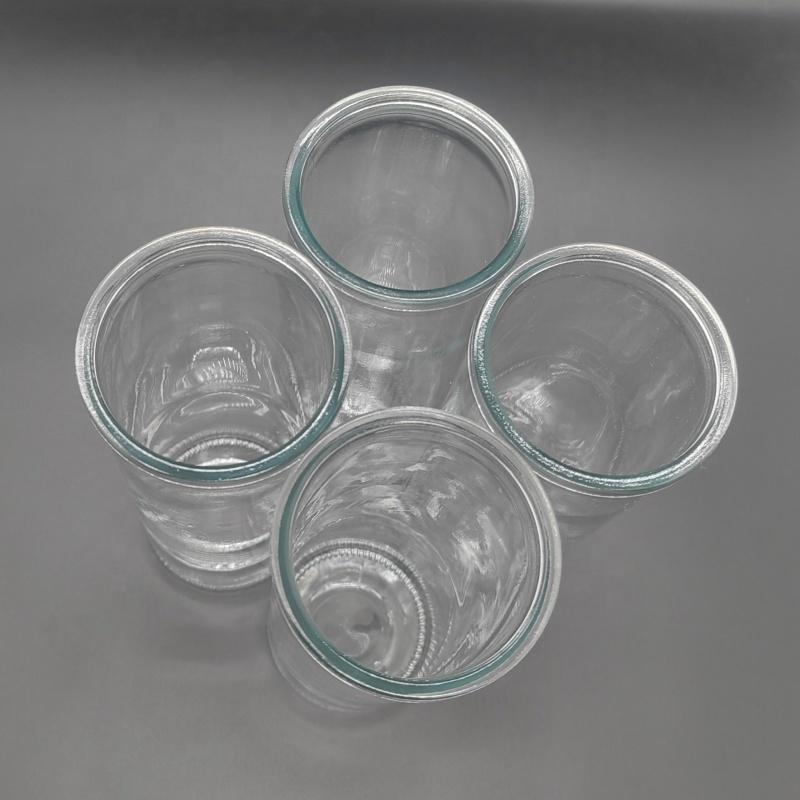 Glass Cylinder Jar Multifunction Straight Glasses for Candle Heat Resistant Glass Ware