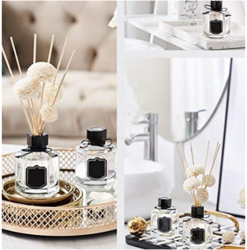 Custom Fragrant Packaging Box Sticks Glass Bottle Reed Diffuser and Wholesale Luxury Candle Jar for Gift Set