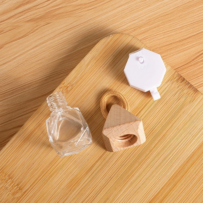 Spot Wholesale Car Pendant Aromatherapy Easy Pull Button Perfume Pendant Accessories Car Lanyard Perfume Bottle