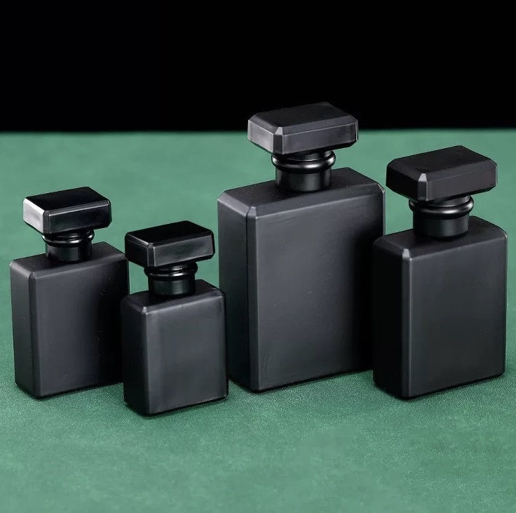 Ready Stock Round 30Ml 50Ml 100Ml Empty Round Luxury Glass Perfume Bottle With Pump Sprayer