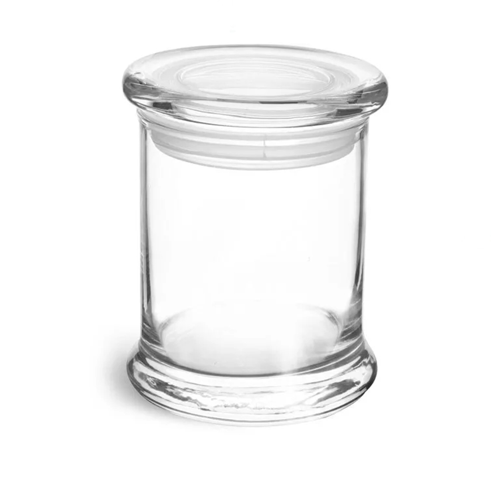 250ml 8oz Heat Resistant clear Glass Vessels Empty Candle Container Jar Glass With Glass Ids for Soy Wax Making