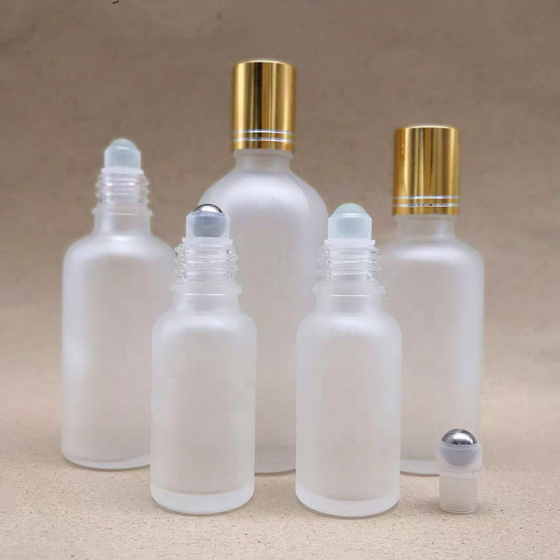 Roll on Bottle 5ml 10ml 15ml 20ml 30ml 50ml 100ml Matte Perfume Glass Roll on Bottle with Roller Ball