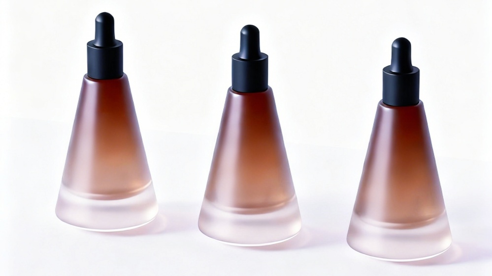 Bulk Empty Conical Glass Dropper Bottle Vial 15ML Glass Essential Oil Bottle Mini Size Glass Serum Bottle with Dropper